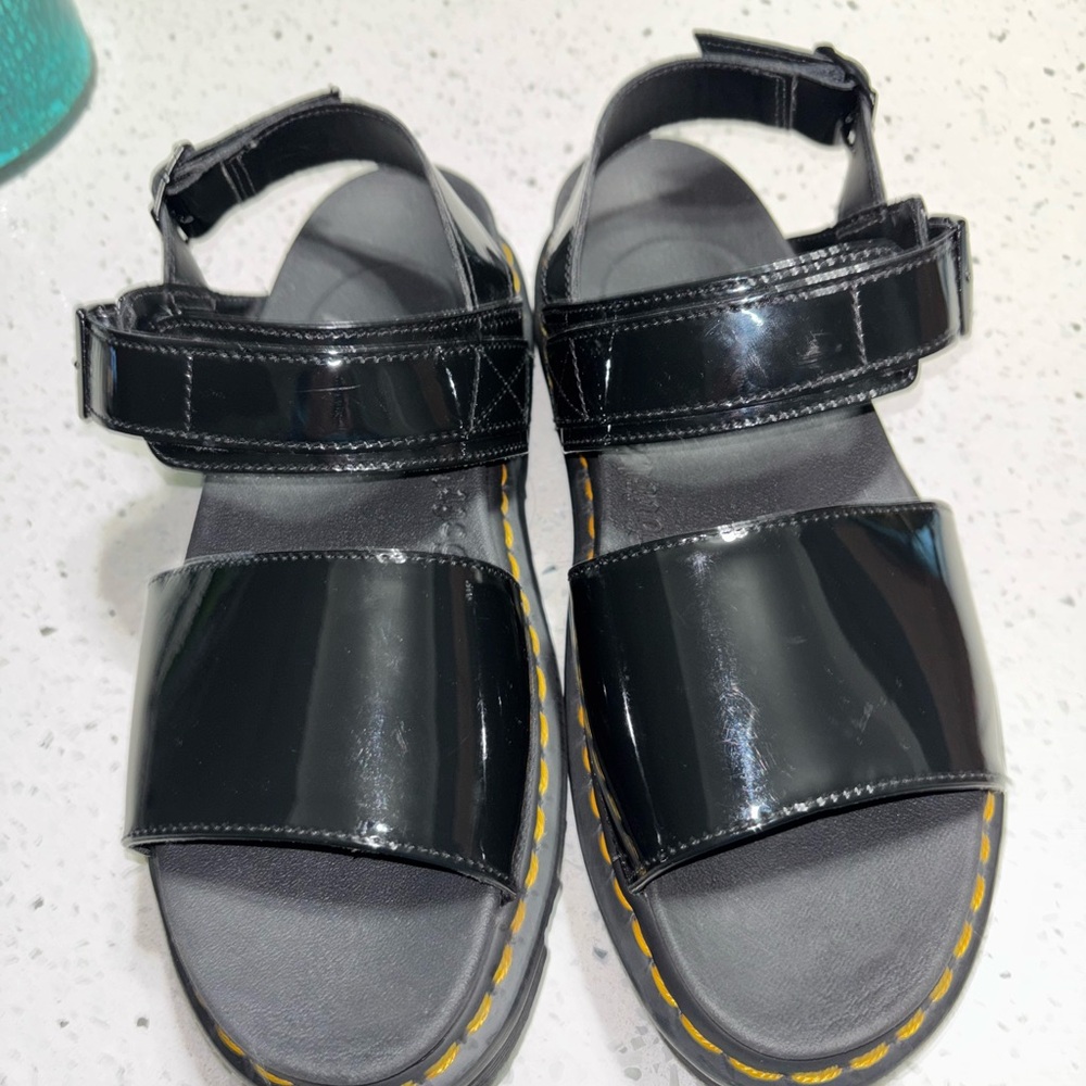 Doc Martens Voss Black Sandals - Picture 6 of 7